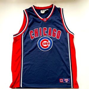Fantastic Chicago Cubs basketball-style jersey.  Size XL.  Official MLB merch